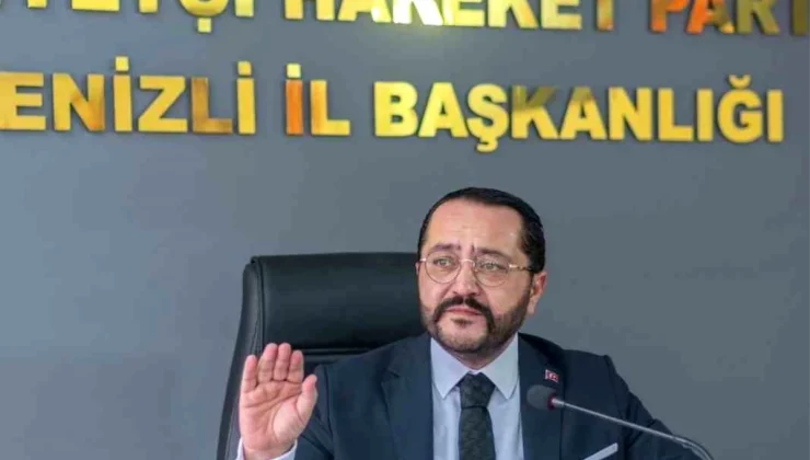 MHP Denizli İl Başkanı İsrail’in Gazze’deki katliamını kınadı